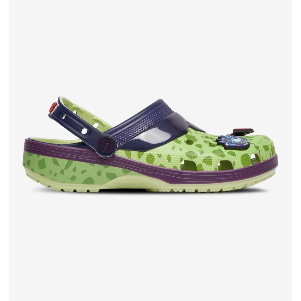 Crocs Dragon Ball Z Cell Classic Clog Jibbitz Green Unisex M8 W10 NIB - Picture 2 of 9